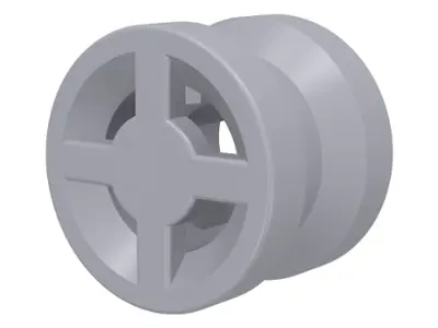 Light Bluish Gray Wheel  8mm D. x 6mm