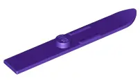 Dark Purple Minifigure, Utensil Ski 6L (48mm Long)