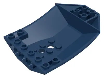 Dark Blue Cockpit 8 x 6 x 2 Curved