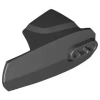 Black Hero Factory Armor with Ball Joint Socket - Size 6