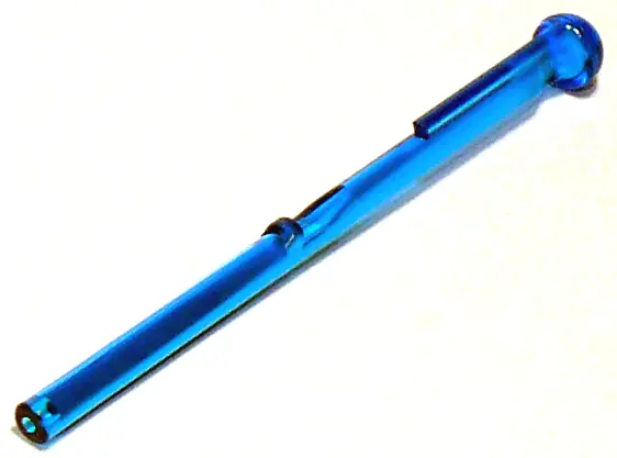Trans-Dark Blue Projectile Arrow, Bar 8L with Round End (Spring Shooter Dart)