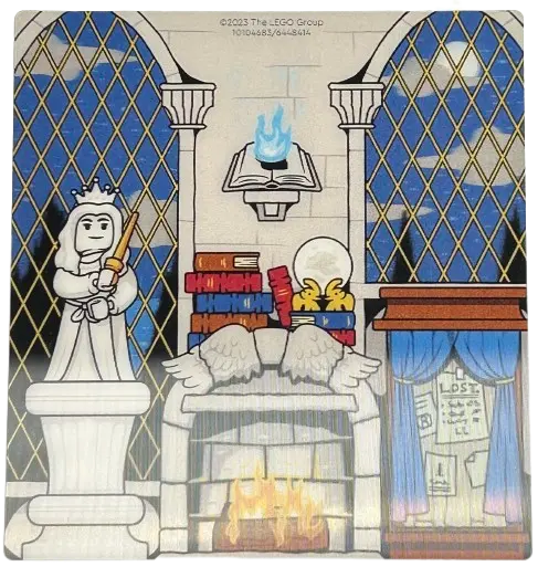 Plastic 3D Backdrop with Ravenclaw Common Room Pattern