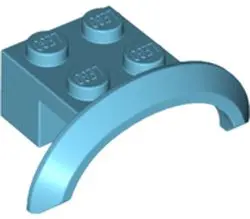 Medium Azure Vehicle, Mudguard 4 x 2 1/2 x 1 with Arch Round