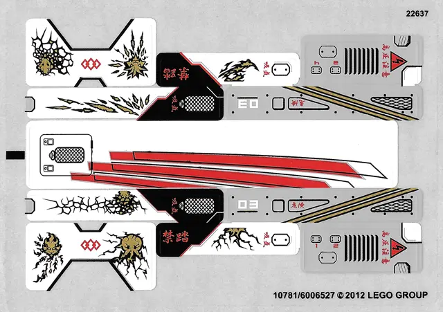 Sticker Sheet for Set 9449 - (10781/6006527)