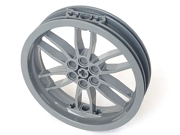 Dark Bluish Gray Wheel 75mm D. x 17mm Motorcycle