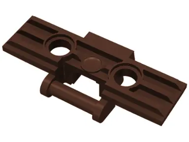 Dark Brown Technic, Link Tread Wide with 2 Pin Holes