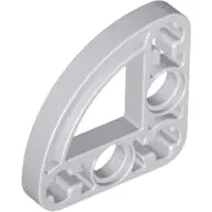 Light Bluish Gray Technic, Liftarm, Modified L-Shape Quarter Ellipse Thin 3 x 3