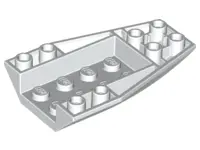 White Wedge 6 x 4 Triple Inverted Curved