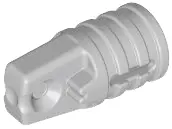 Light Bluish Gray Hinge Cylinder 1 x 2 Locking with 1 Finger and Axle Hole on Ends with Slots