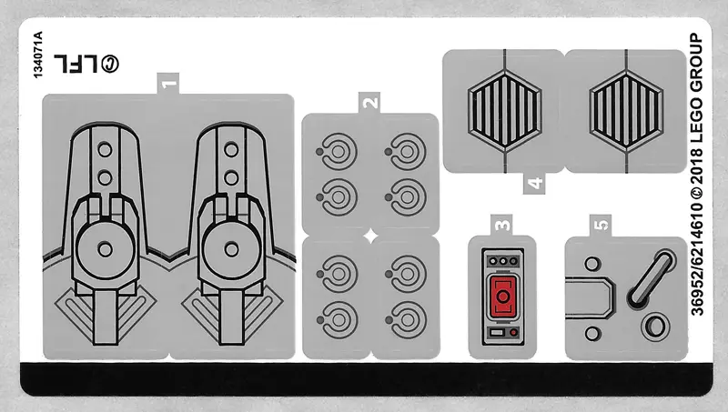 Sticker Sheet for Set 75201 - (36952/6214610)