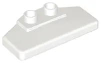 White Duplo Rear Spoiler / Wing