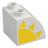 BRICK 2X2X1.5, OUTSIDE BOW, NO. 20
