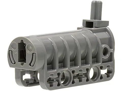Dark Bluish Gray Projectile Launcher, Cannon, Flat Bottom