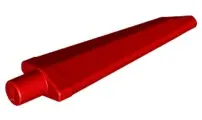 Red Minifigure, Weapon Sword, Spike Flexible 3.5L with Bar End