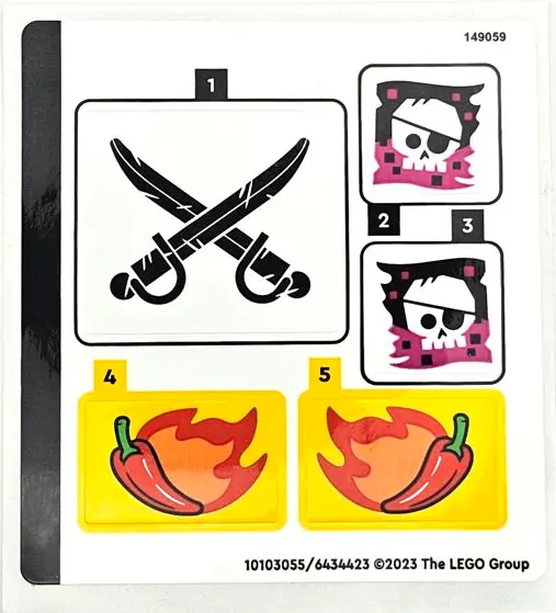 Sticker Sheet for Set 60397 - (10103055/6434423)