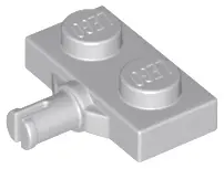 Light Bluish Gray Plate, Modified 1 x 2 with Wheel Holder