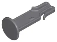 Dark Bluish Gray Projectile Launcher Part, Net Shooter Firing Pin