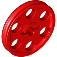 Red Technic Wedge Belt Wheel (Pulley)