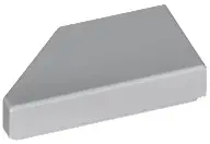 Bluish Gray Tile, Modified 1 x 2 Wedge Right