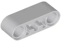 Bluish Gray Technic, Liftarm Thick 1 x 3 - Axle Hole