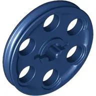 Blue Technic Wedge Belt Wheel (Pulley)