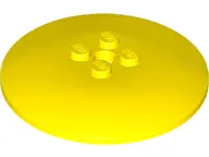 Yellow Dish 6 x 6 Inverted (Radar) - Solid Studs