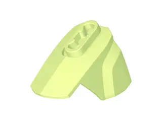 Yellowish Green Hero Factory Armor with Ball Joint Socket - Size 4