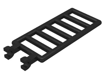 Black Bar 7 x 3 with 2 U Clips (Ladder)