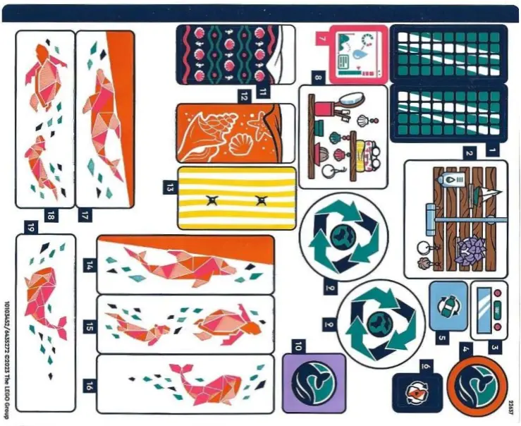 Sticker Sheet for Set 41734 - (10103452/6435272)