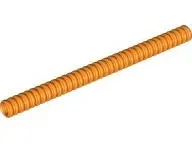 Orange Hose, Ribbed 7mm D. 12L / 9.6cm