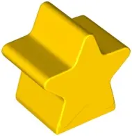 Yellow Duplo, Brick 2 x 2 x 2 1/2 Star