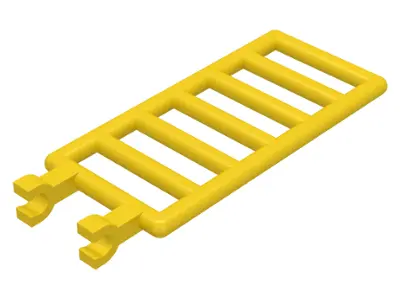 Yellow Bar 7 x 3 with 2 U Clips (Ladder)