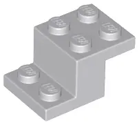 Light Bluish Gray Bracket 3 x 2 x 1 1/3 with Bottom Tube