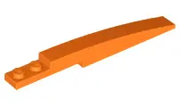 Orange Slope, Curved 10 x 1