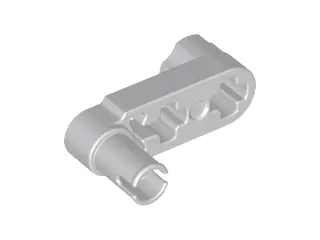 Light Bluish Gray Technic, Liftarm, Modified Crank / Pin 1 x 3 - Axle Holes