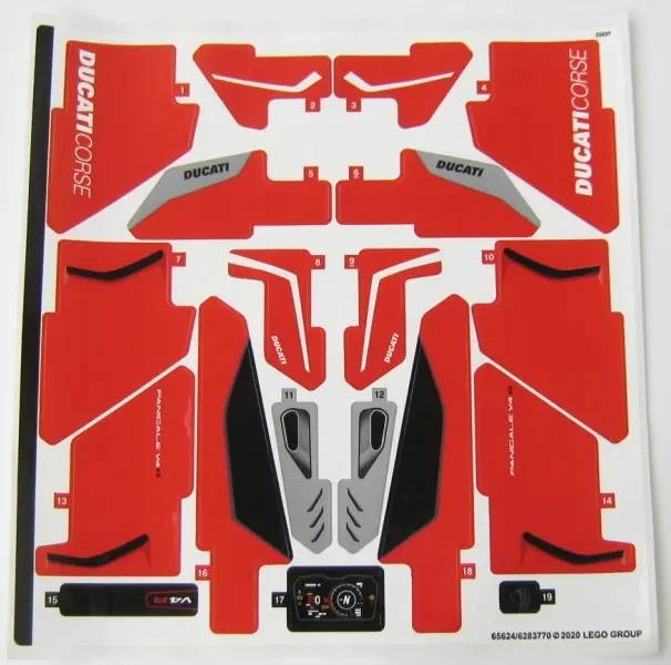 Sticker Sheet for Set 42107 - (65624/6283770)