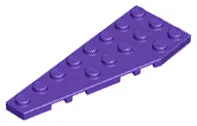 Dark Purple Wedge, Plate 8 x 3 Pentagonal Left