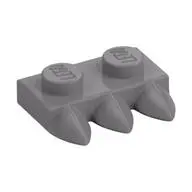 1X2 PLATE WITH 3 TEETH