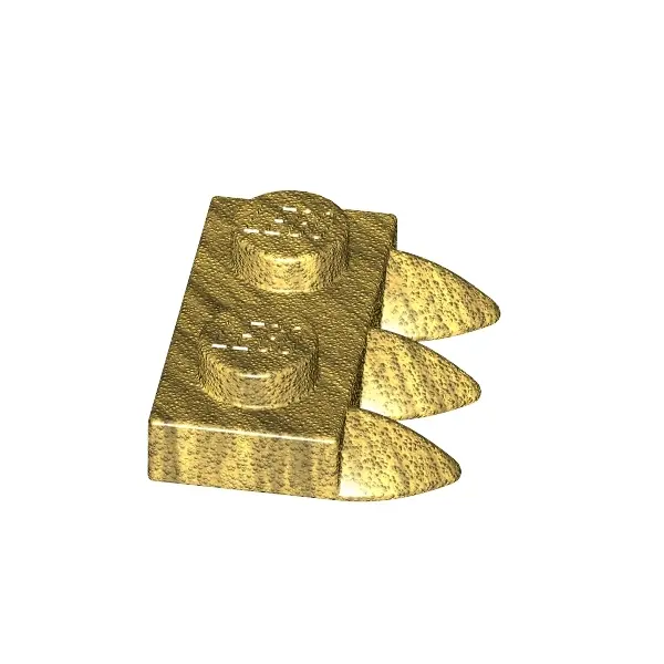 1X2 PLATE WITH 3 TEETH