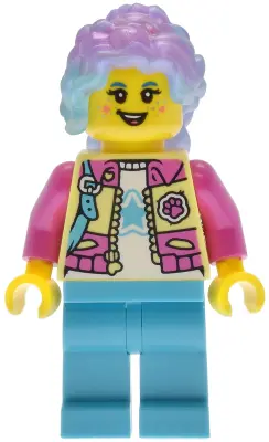 Izzie (Isabel Christina Garcia) - Bright Light Yellow and Dark Pink Jacket