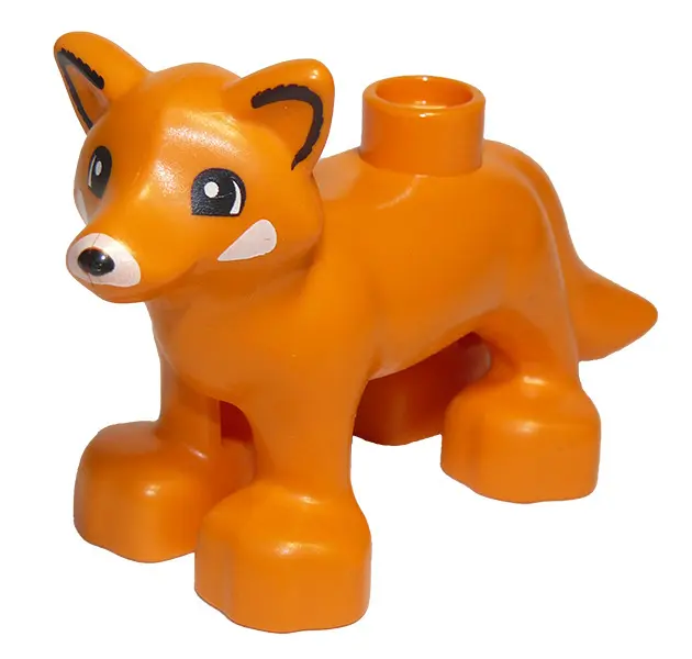 Orange Duplo Fox with White Muzzle Pattern