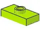 Lime Plate, Modified 1 x 2 with 1 Stud, Jumper (Undetermined Type)