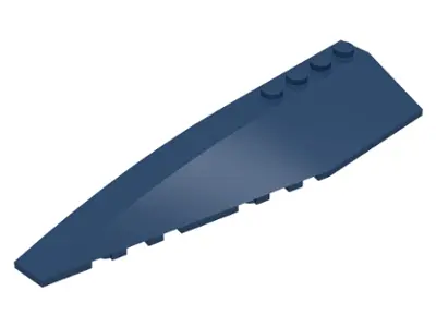 Dark Blue Wedge 12 x 3 Left