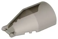 Trans-Brown Windscreen 6 x 4 x 2 Round with Bar Handle