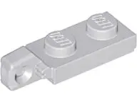 Light Bluish Gray Hinge Plate 1 x 2 Locking with 1 Finger on End (Undetermined Type)