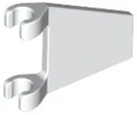 White Flag 2 x 2 Trapezoid