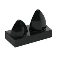 PLATE 1X2 W.2 VERTICAL TEETH