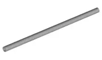 Light Bluish Gray Hose, Rigid 3mm D.  9L / 7.2cm