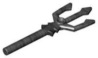 Pearl Dark Gray Minifigure, Weapon Trident