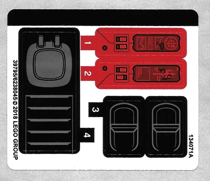 Sticker Sheet for Set 76095 - (39795/6238045)